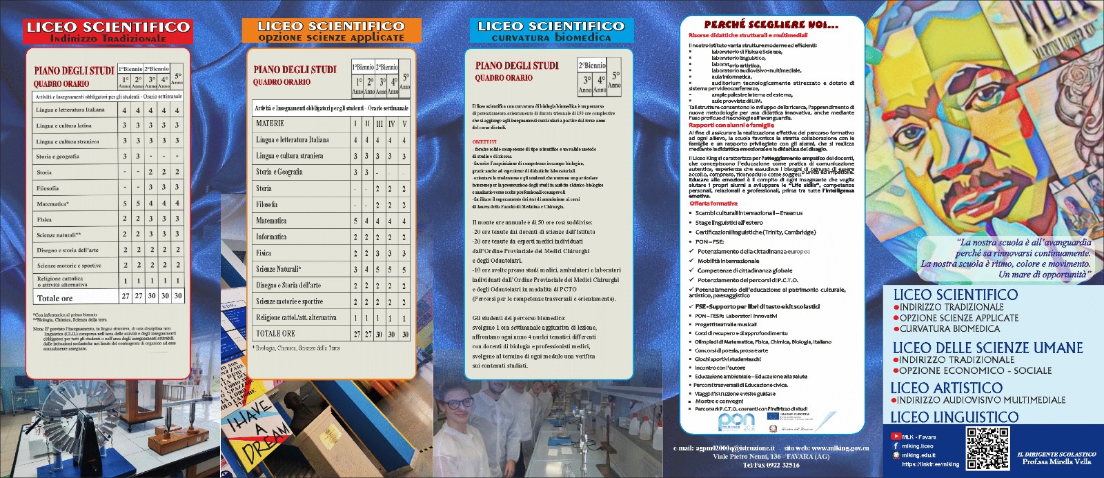 Brochure del Liceo King